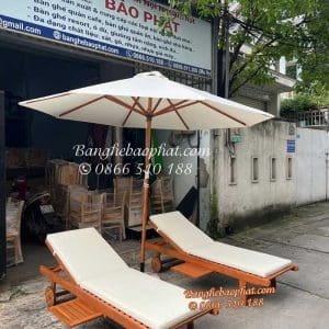 Ghế hồ bơi bằng gỗ BHBGBP003 10 Ghế hồ bơi bằng gỗ ngoài trời GHBGBP003