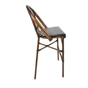 Ghế bar mây nhựa kiểu Pháp GBNGMBP005