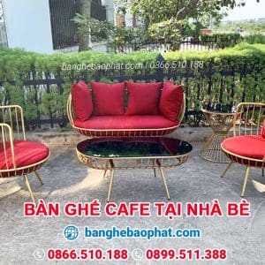 Bàn ghế cafe tại Nhà Bè