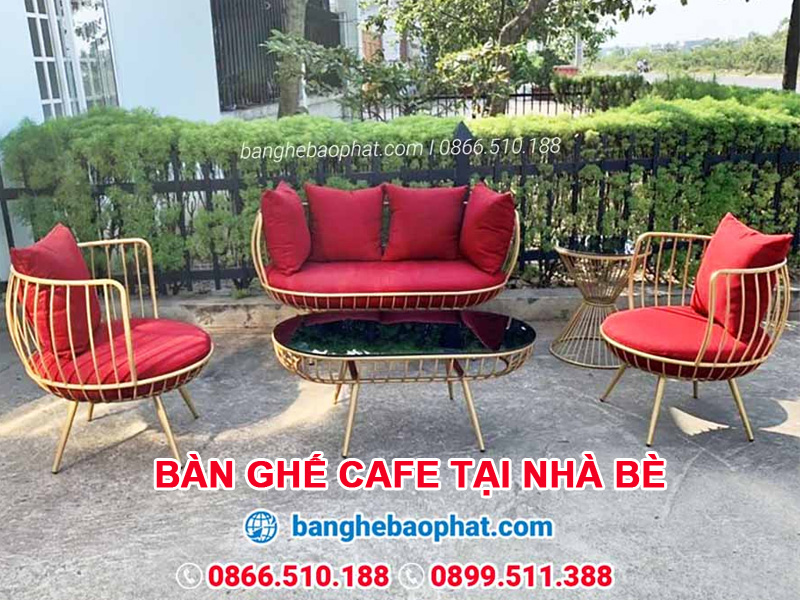 Bàn ghế cafe tại Nhà Bè