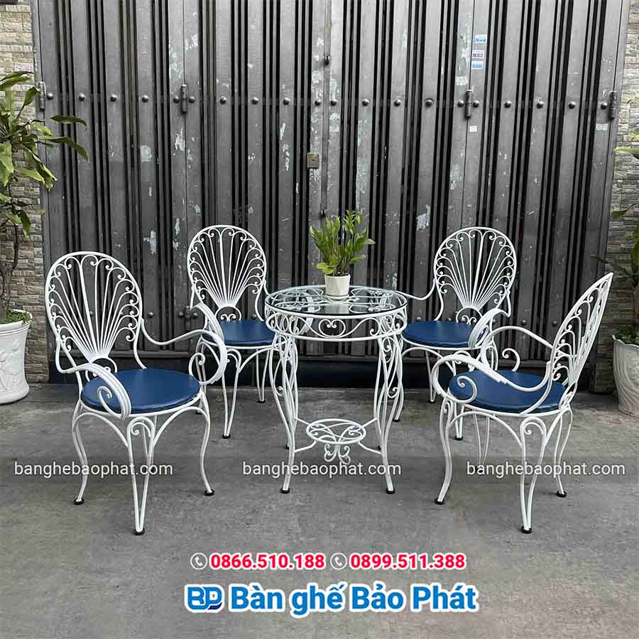 Bàn ghế sắt cafe thanh lý tại Quận 9 giá rẻ 