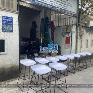 Ghế bar nhựa chân sắt 3021