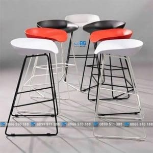 Ghế bar nhựa chân sắt 3021