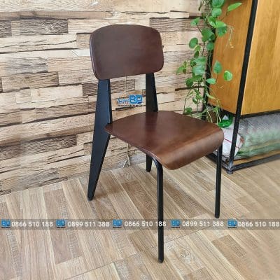 Ghế cafe sắt gỗ Napa