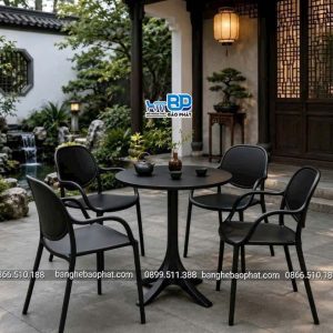 Ghế nhựa cao cấp 3061 đen