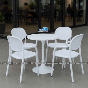 Ghế nhựa cao cấp 3061 trắng