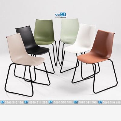 Ghế nhựa chân sắt Ameli21