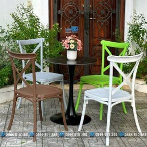 Bàn ghế nhựa đúc 3041
