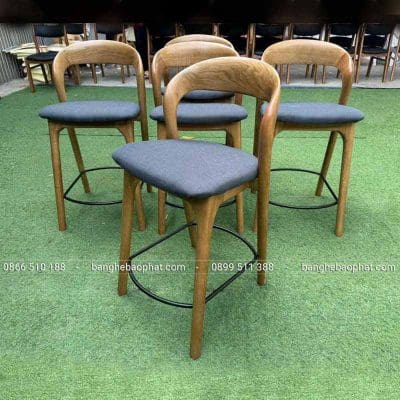 Ghế quầy bar cao 60cm-go-nem-Neva