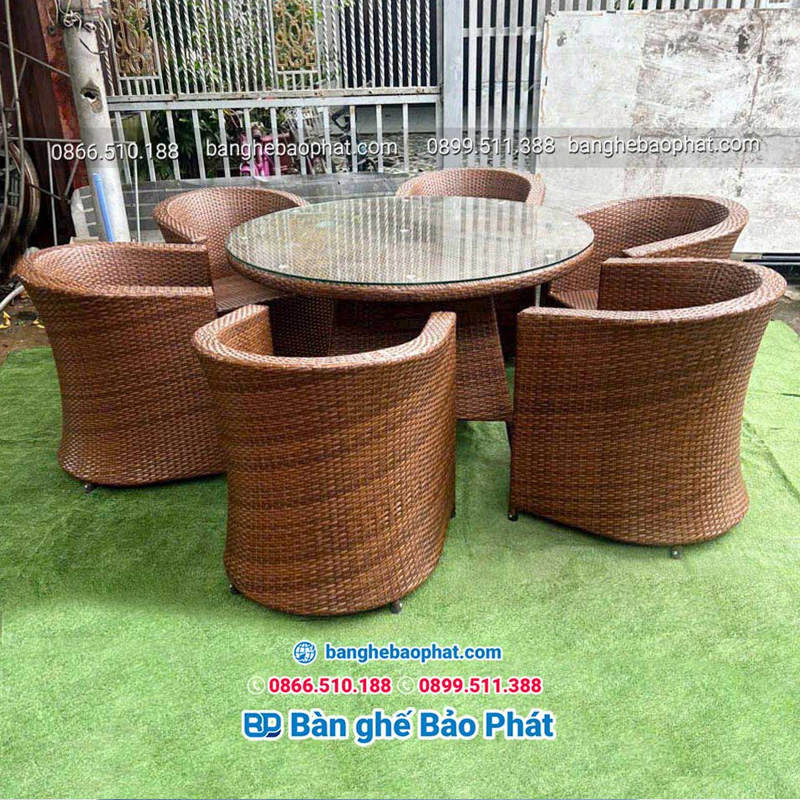 Sofa mây nhựa tại Nhà Bè