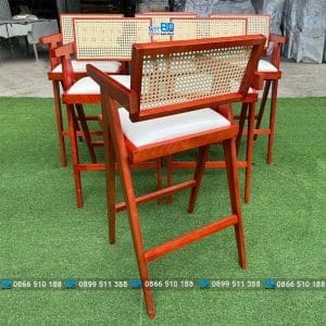 Ghế bar Vleg gỗ nệm