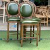 Ghế bar gỗ có tựa lưng ghế bar louis