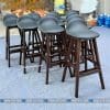 Ghế bar gỗ tự nhiên bộc nệm