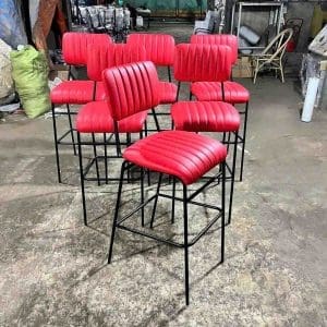 Ghế bar sắt nệm Lotte 12 ghe bar sat nem lotte 5