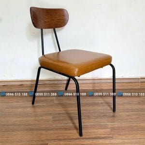 Ghế cafe sắt nệm SH