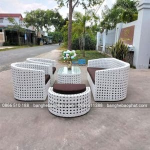 Sofa nhựa giả mây SFNGMBP024