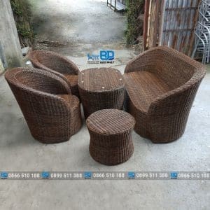 Sofa nhựa giả mây SFNGMBP025