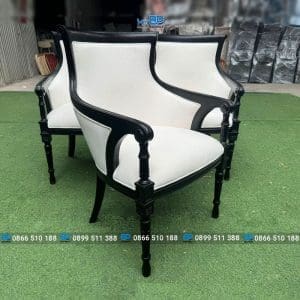 Ghế Matilda gỗ nệm phong cách indochina