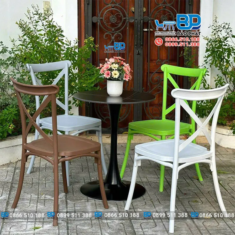 Bàn ghế nhựa đúc 3041 thanh lý
