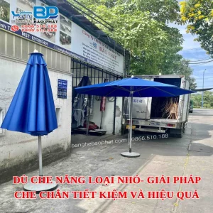 Dù che nắng loại nhỏ- Giải pháp che chắn tiết kiệm và hiệu quả