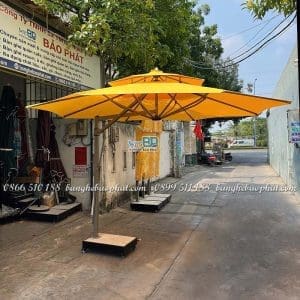 Dù lệch tâm tròn loại lớn 3,8 mét.