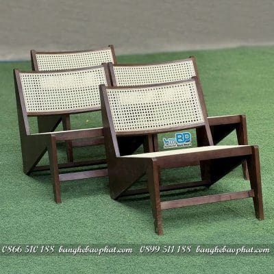 Ghế Kangaroo khung gỗ lưng mây