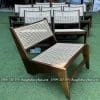 Ghế Kangaroo khung gỗ lưng mây 20 Ghế Kangaroo khung gỗ lưng mây đan