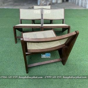 Ghế Kangaroo khung gỗ lưng mây 14 Ghế Kangaroo khung gỗ lưng mây