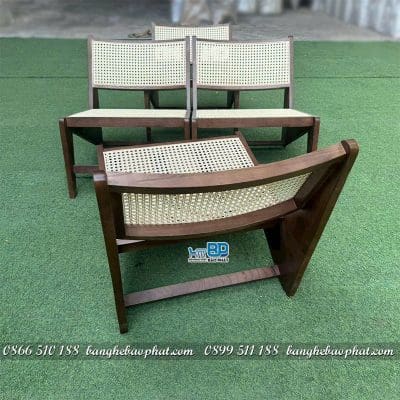 Ghế Kangaroo khung gỗ lưng mây