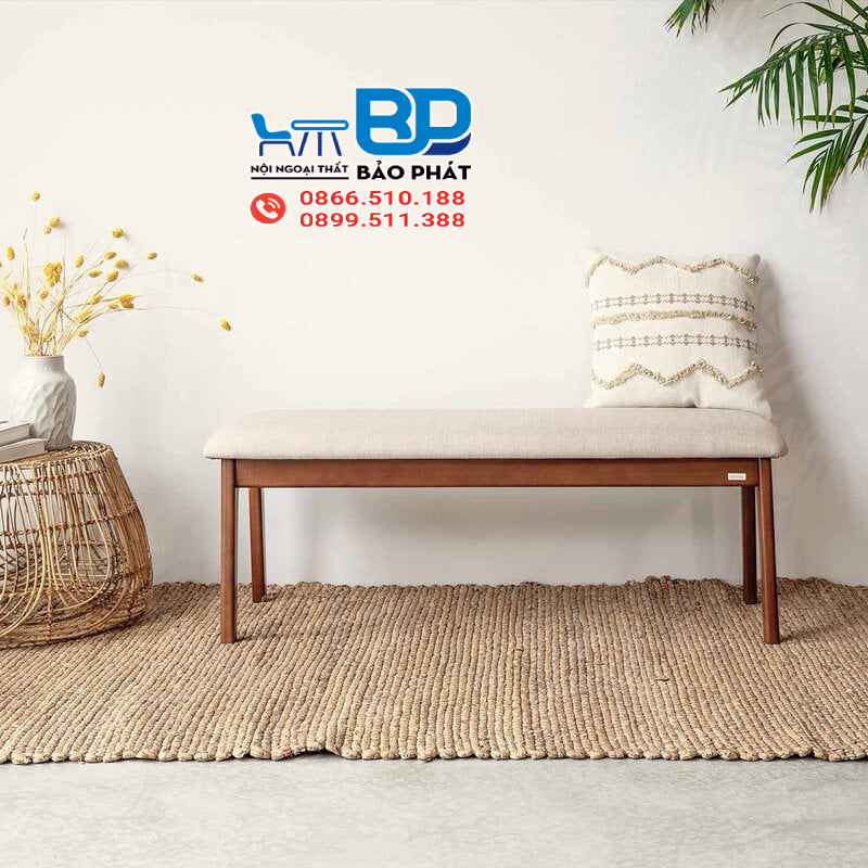 Ghế băng dài quán cafe bọc đệm