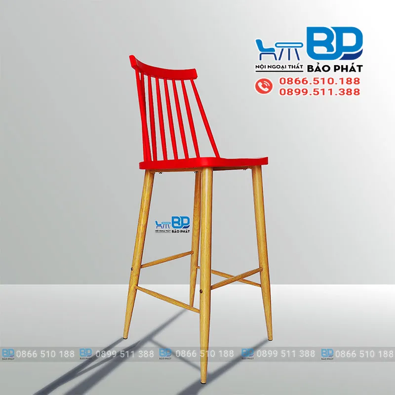 Ghế quầy bar hiện đại từ nhựa cao cấp