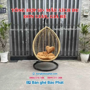 Tổng hợp 50+ mẫu xích đu đơn giản, giá rẻ