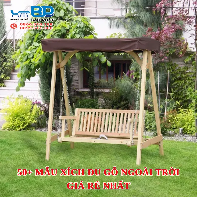 50+ Mẫu xích đu gỗ ngoài trời giá rẻ nhất [timect]