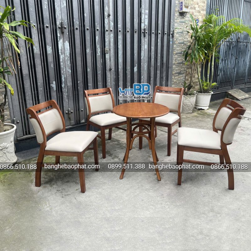 Ghế Ashley Khung Gỗ Bọc Nệm 16 Bộ bàn ghế Ashley khung gỗ bọc nệm