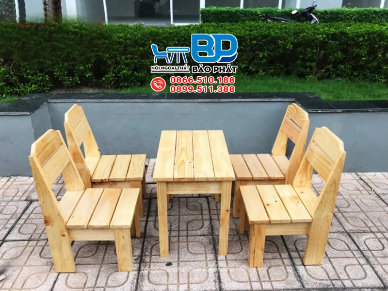 Bàn ghế cafe pallet là gì?