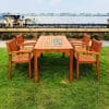 Bàn ghế gỗ ngoài trời đẹp