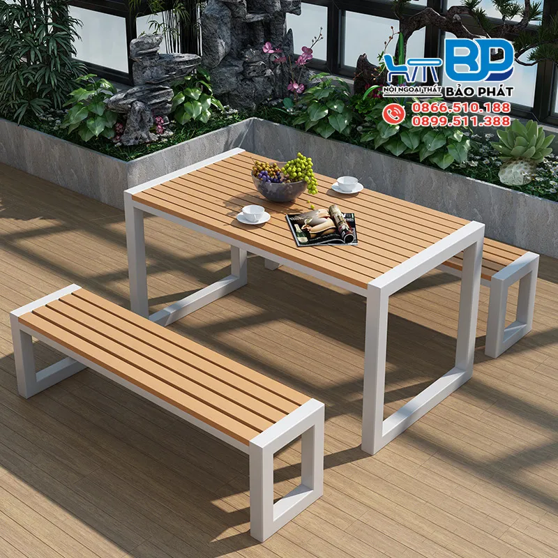 Bàn ghế nhựa cao cấp cho quán nướng