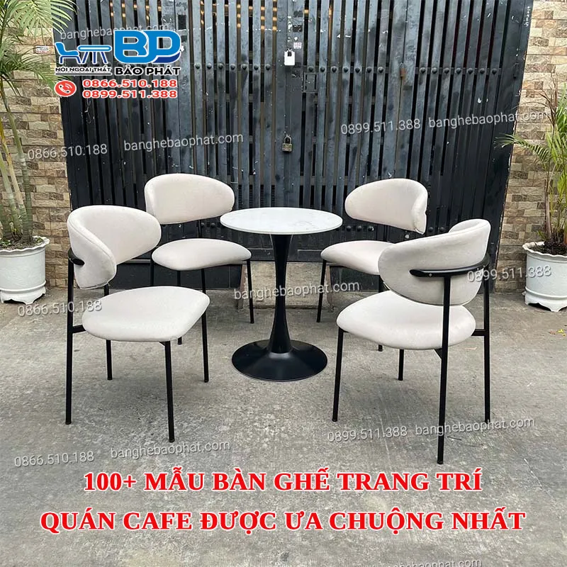 100+ mẫu bàn ghế trang trí quán cafe được ưa chuộng nhất [timect]
