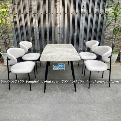 Bộ bàn ghế ăn phòng bếp hiện đại BGABP001