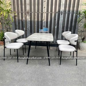 Bộ bàn ghế ăn phòng bếp hiện đại BGABP001 10 Bộ bàn ghế ăn phòng bếp hiện đại BGABP001