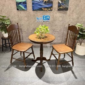 Bộ Bàn Ghế Gỗ Cafe Amish 12 Địa chỉ bán bộ bàn ghế gỗ cafe Amish chính hãng, giá rẻ.