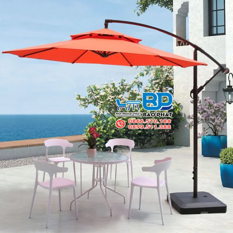 Dù câu cái bền bỉ, sử dụng tốt cho không gian ngoài trời