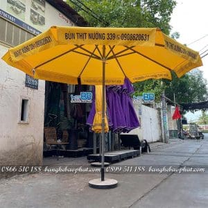 Dù chính tâm tròn dk3m có bèo rũ