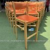 Ghế bar gỗ nệm Bella 17 Ghế bar gỗ nệm Bella