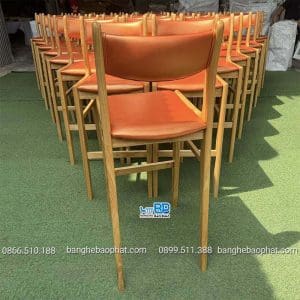 Ghế Bar Gỗ Nệm Bella