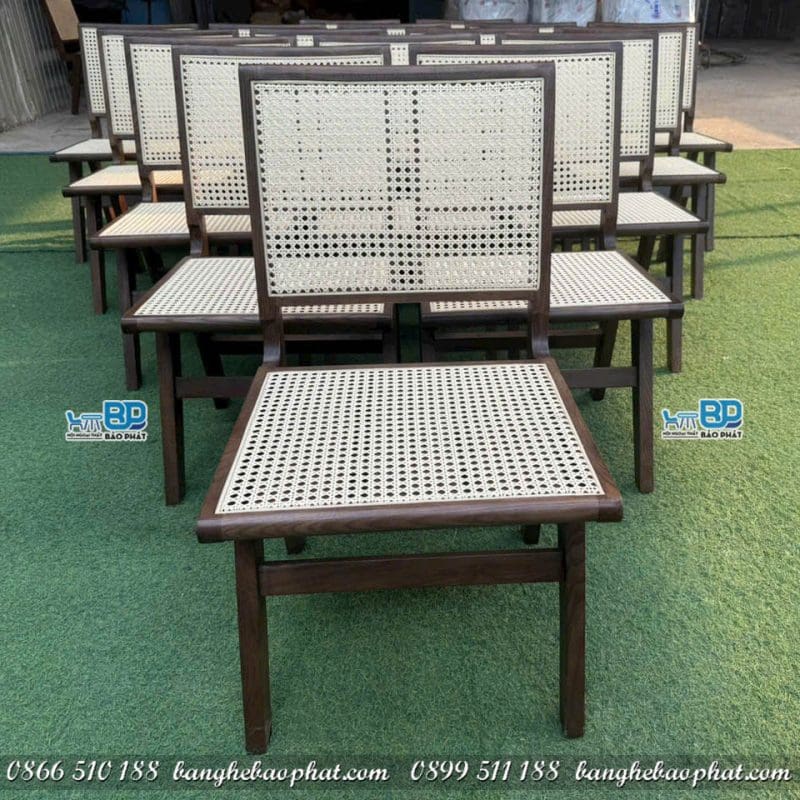 Ghế Cane Chair gỗ Ash đan mây 9 Ghế Cane gỗ Ash đan mây.
