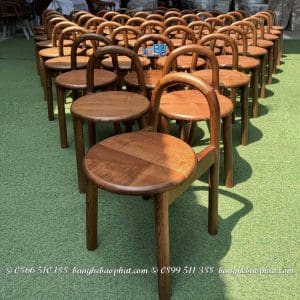 Ghế gỗ cafe đẹp hiện đại TM2025