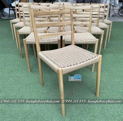 Ghế gỗ đan dây ghế Holland đẹp và sang trọng.