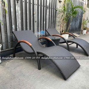 Ghế hồ bơi giả mây khung nhôm GHBBP029 8 Ghế hồ bơi giả mây khung nhôm GHBBP029