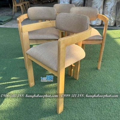 Ghế pamplona chair gỗ Ash bọc nệm
